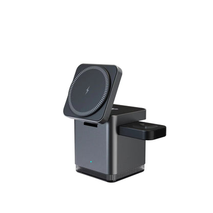 Phone Stand & 3-in-1 Charging Station – Premium Aluminum Design